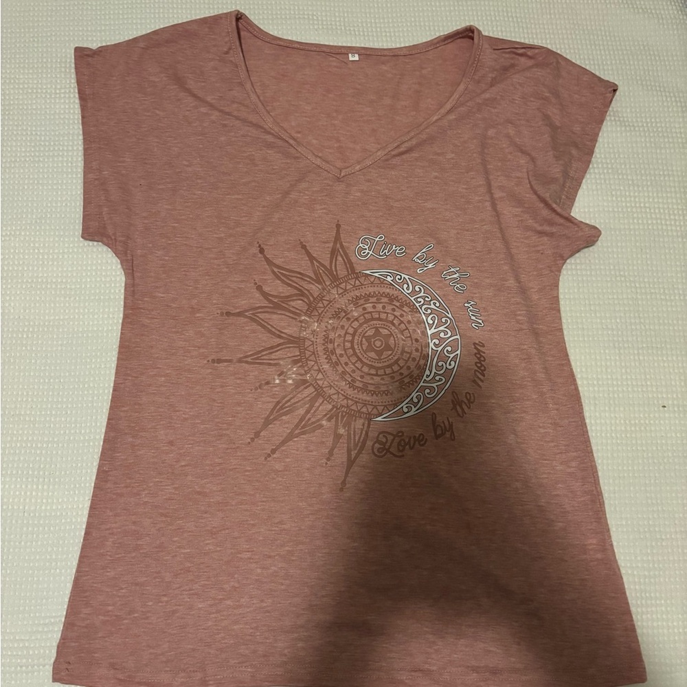 Women's Pink Graphic Tee